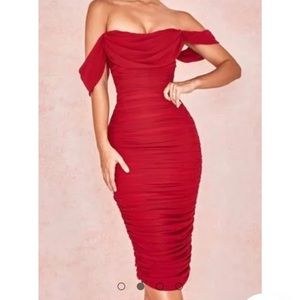 House of CB Carlotta Red Dress